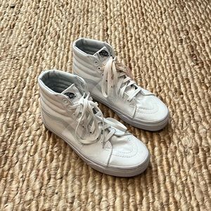 White HighTop Vans